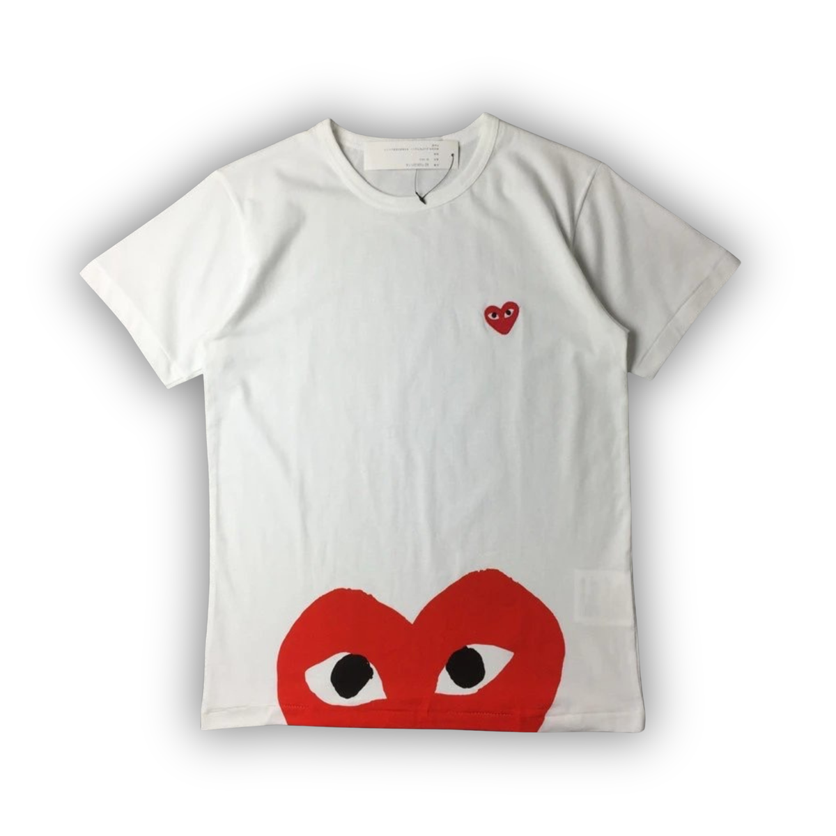 COMME des GARÇONS PLAY Hem Heart T-Shirt